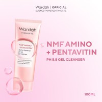 Wardah Hydra Rose NMF Amino + Pentavitin Barrier Replenish Gel Cleanser (100 ml) 